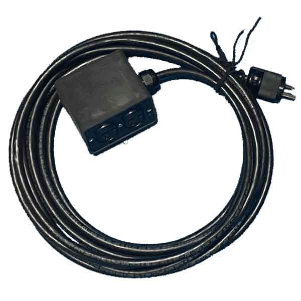 12 Guage Rubberized Quad Box Cable 25’