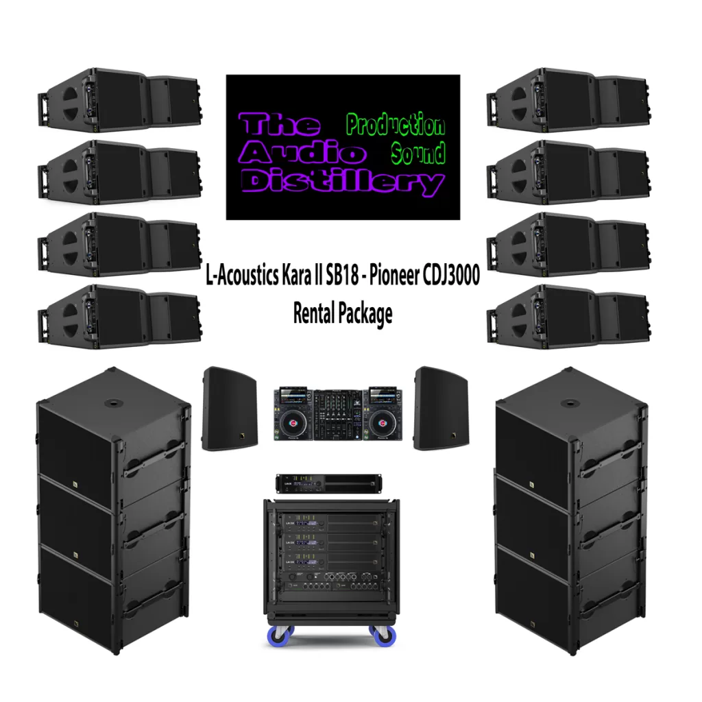 L-Acoustics Kara II Pioneer CDJ3000 Package