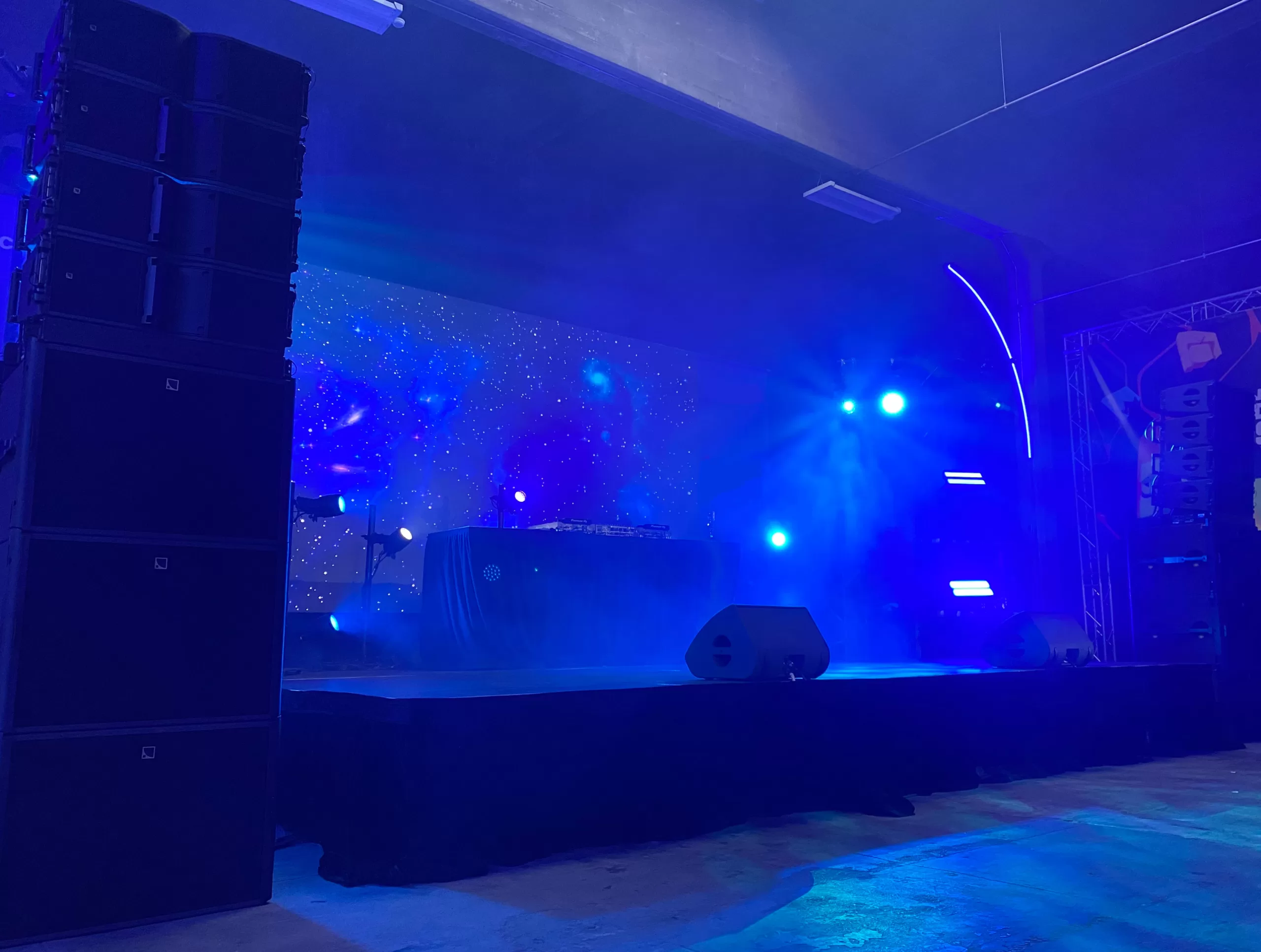 L-Acoustics Kara II Line Array with SB18 Subs and Pioneer DJ setup from The Audio Distillery