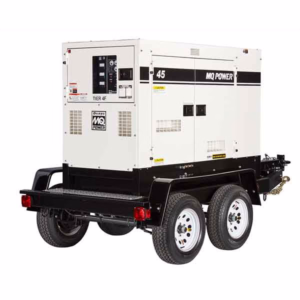 MQ 45kw Whisperwatt Generator for Rent